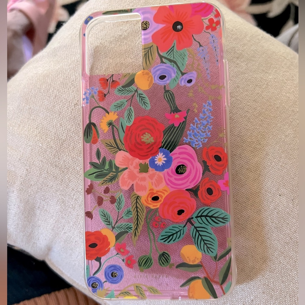 Rifle Paper Co. Rose Garden Party Pink Floral iPhone 11 Plus Phone Case